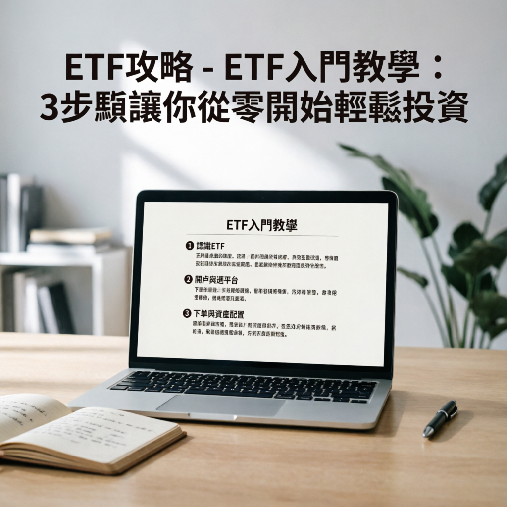 ETF入門教學：3步驟讓你從零開始輕鬆投資