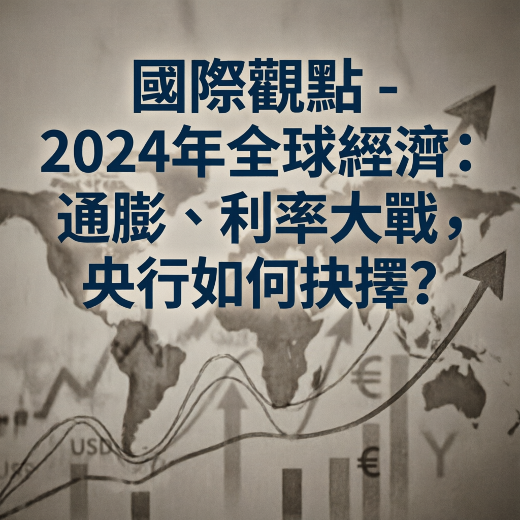 2024年全球經濟：通膨、利率大戰，央行如何抉擇？