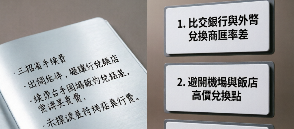 出國換匯教學:3招讓你省下10%手續費