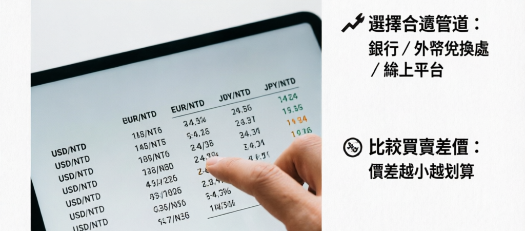 匯率基礎入門：換匯比較攻略省下5%手續費