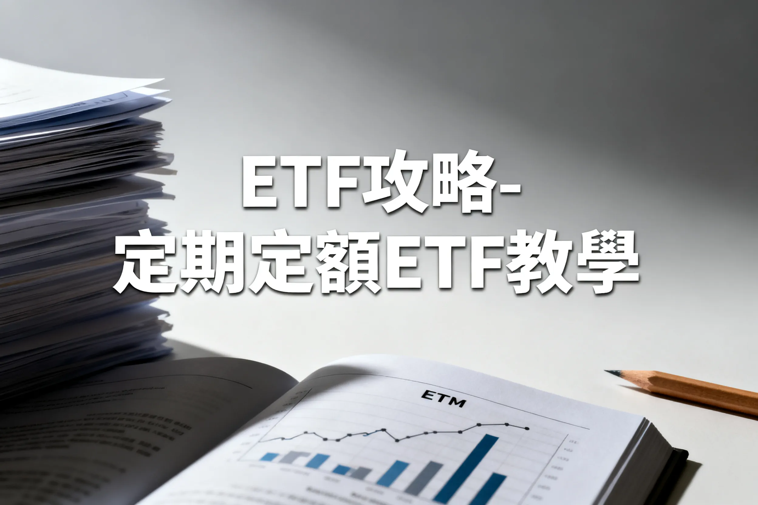 ETF攻略 - 定期定額 ETF 教學 - 專業攝影風格