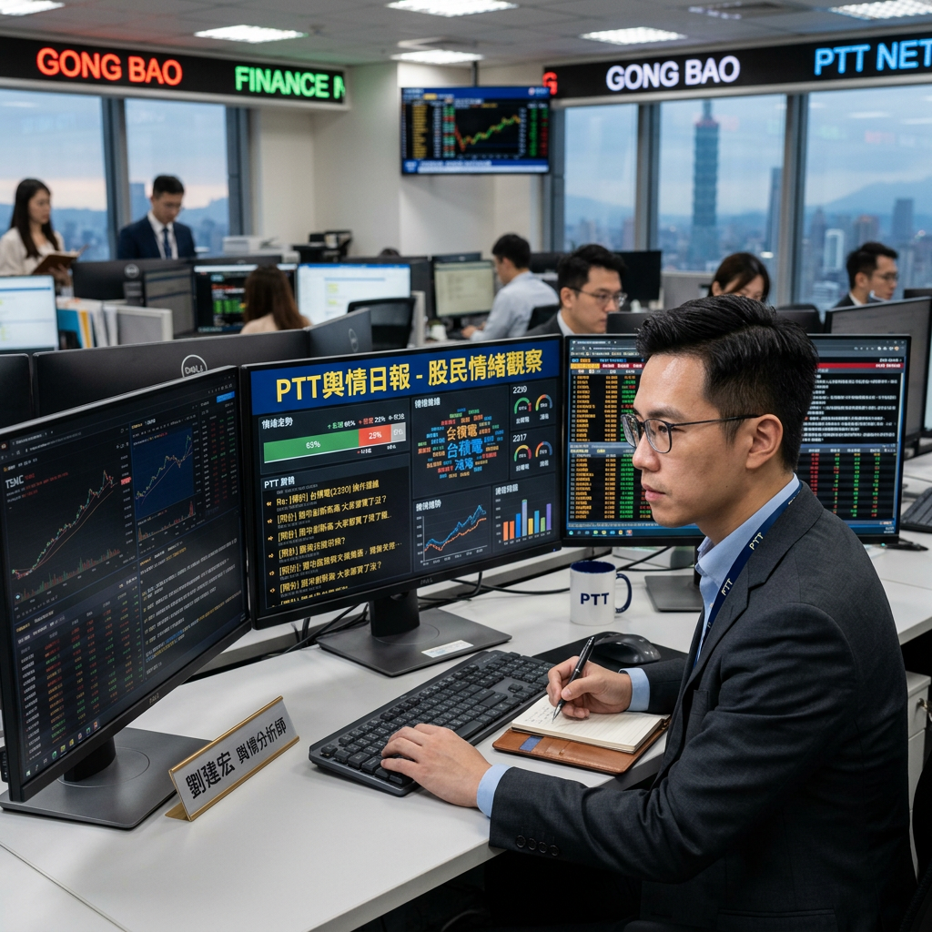 PTT散戶情緒速報：恐慌指數87%，卻有過半在反向撿便宜