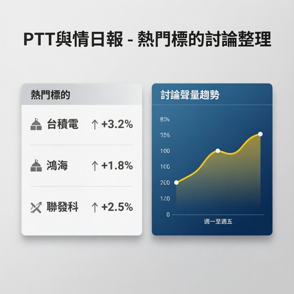 PTT 8檔討論度爆表！小散戶與法人正在暗中角力