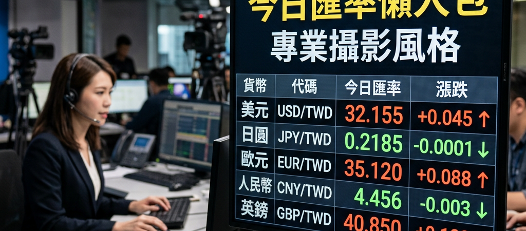 今日匯率懶人包:5個數字看懂全球趨勢