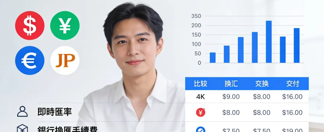 換錯方式每月多花$500？銀行、ATM、網銀換匯全實測比較