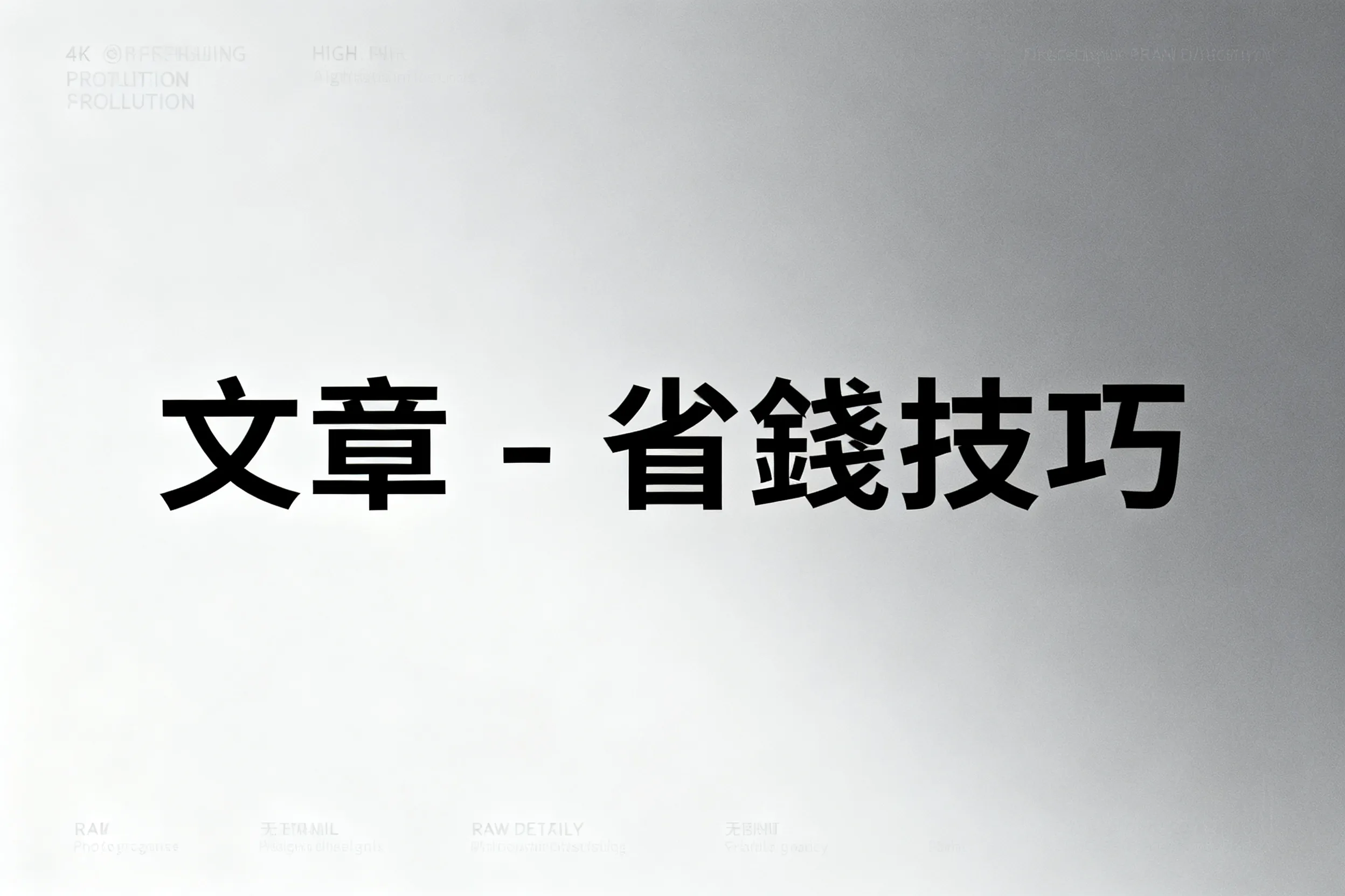 從月光族到儲蓄達人：5個省錢技巧，年省10萬的秘密