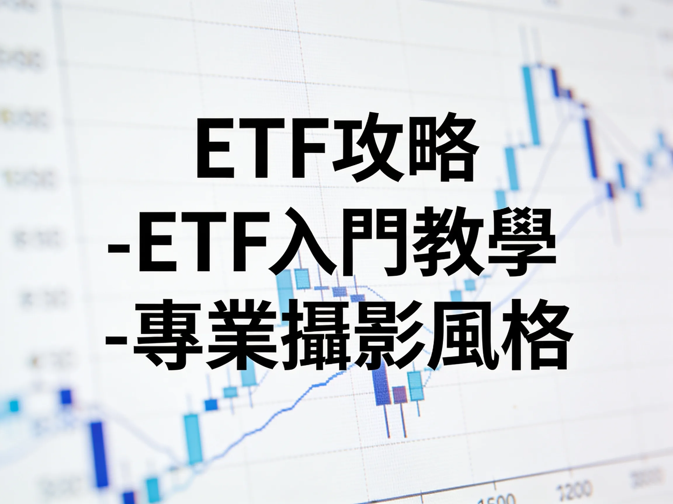 ETF攻略 - ETF 入門教學 - 專業攝影風格