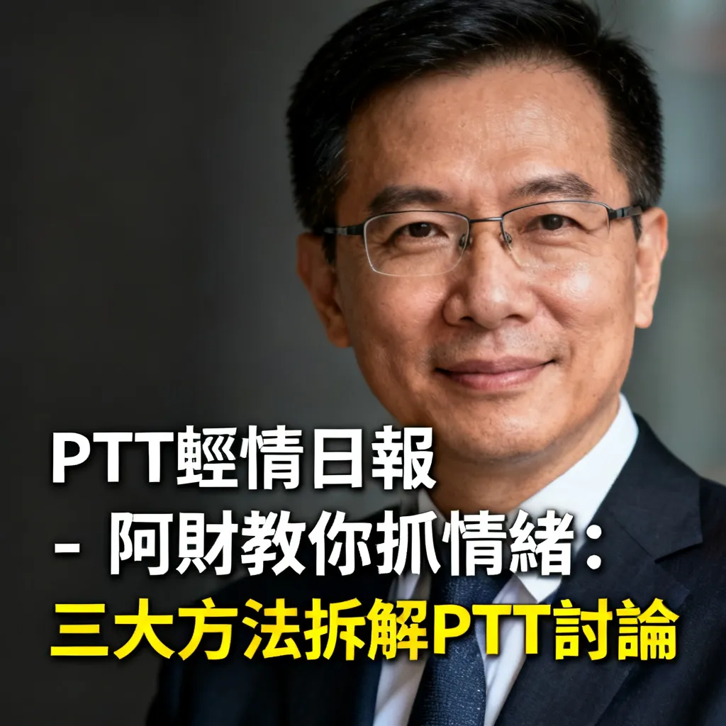 PTT輿情日報 - 阿財教你抓情緒：三大方法拆解 PTT 討論 - 專業攝影風格