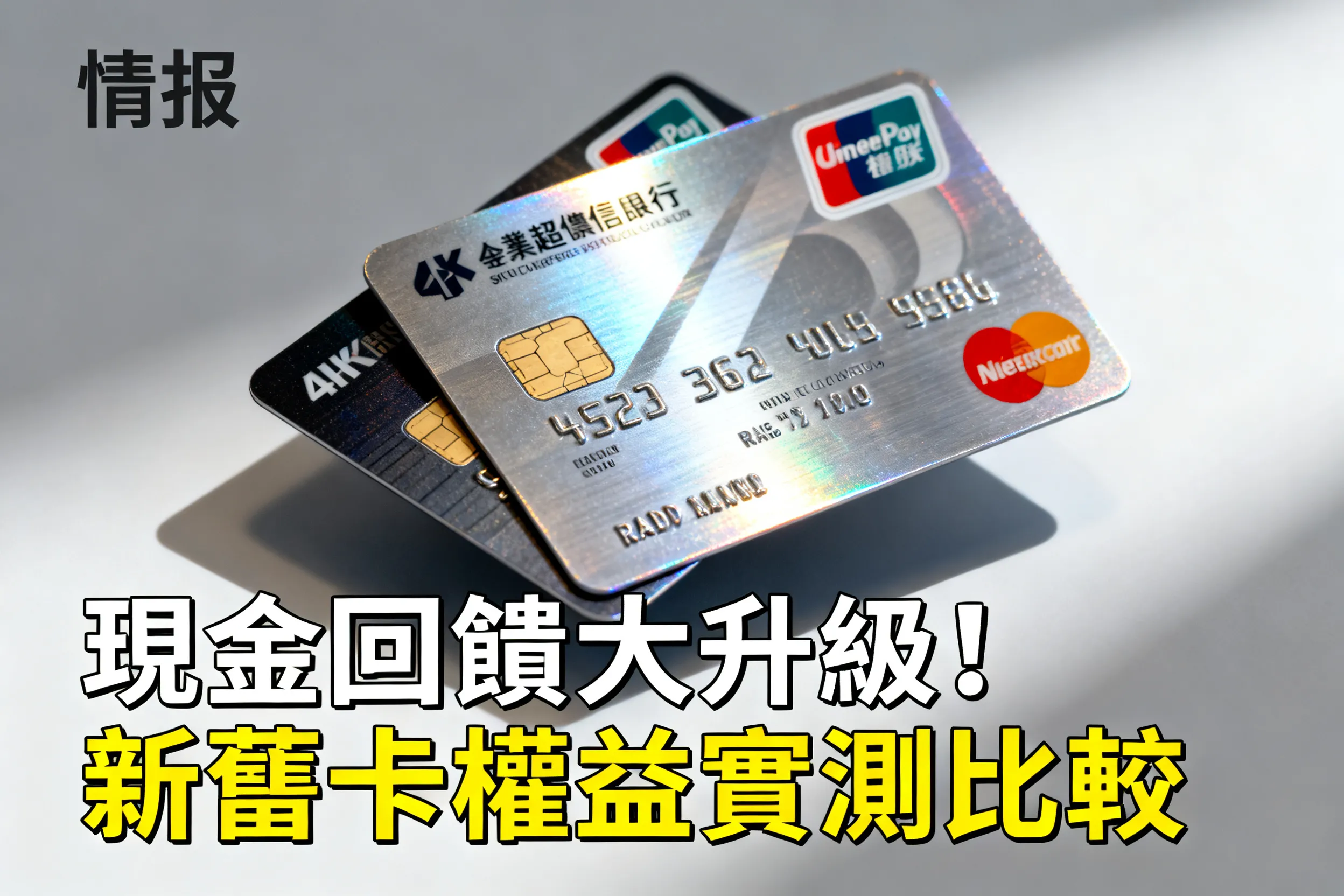 信用卡情報 - 現金回饋大升級!新舊卡權益實測比較 - 專業攝影風格