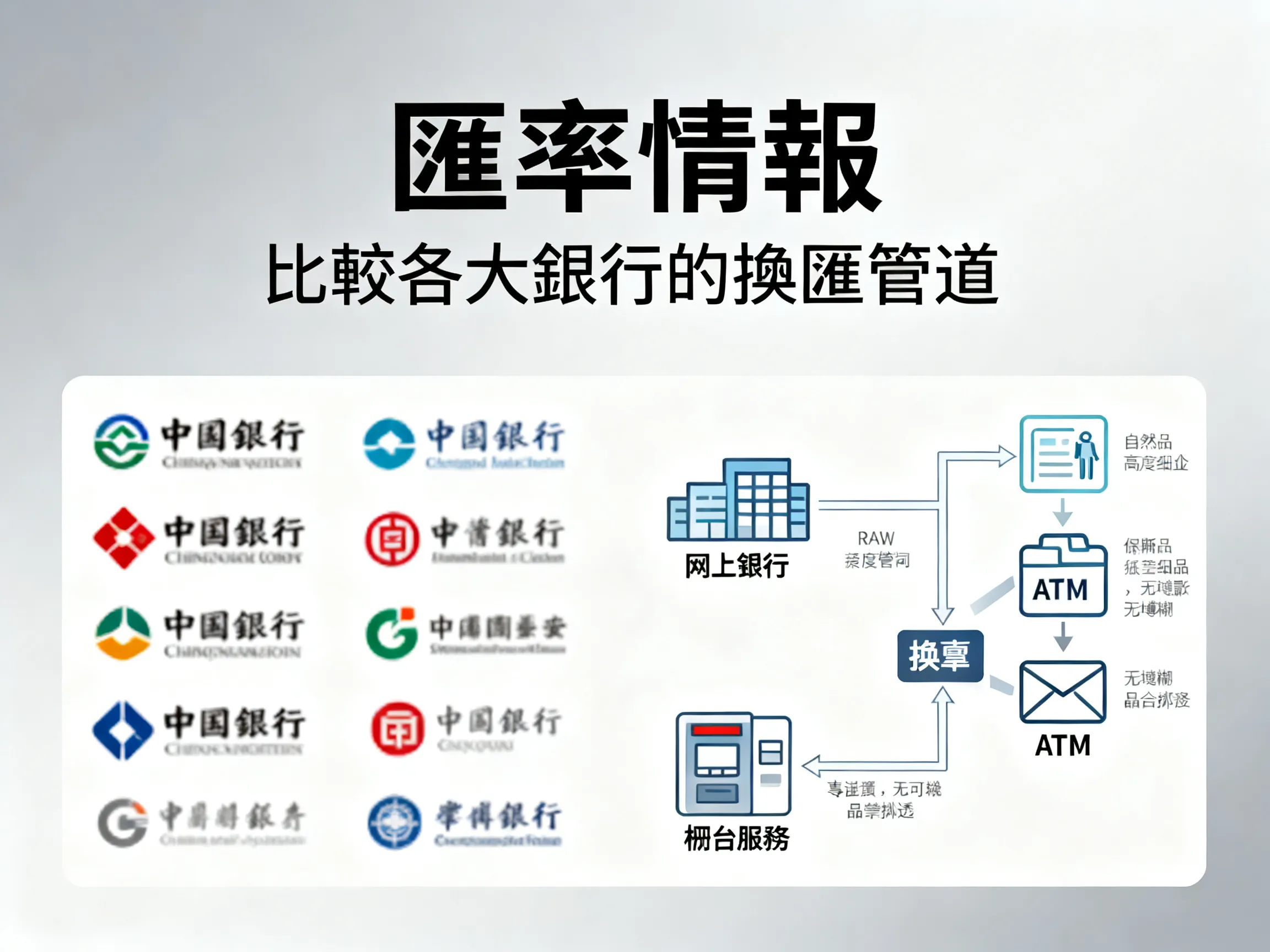 匯率情報 - 比較各大銀行的換匯管道 - 專業攝影風格