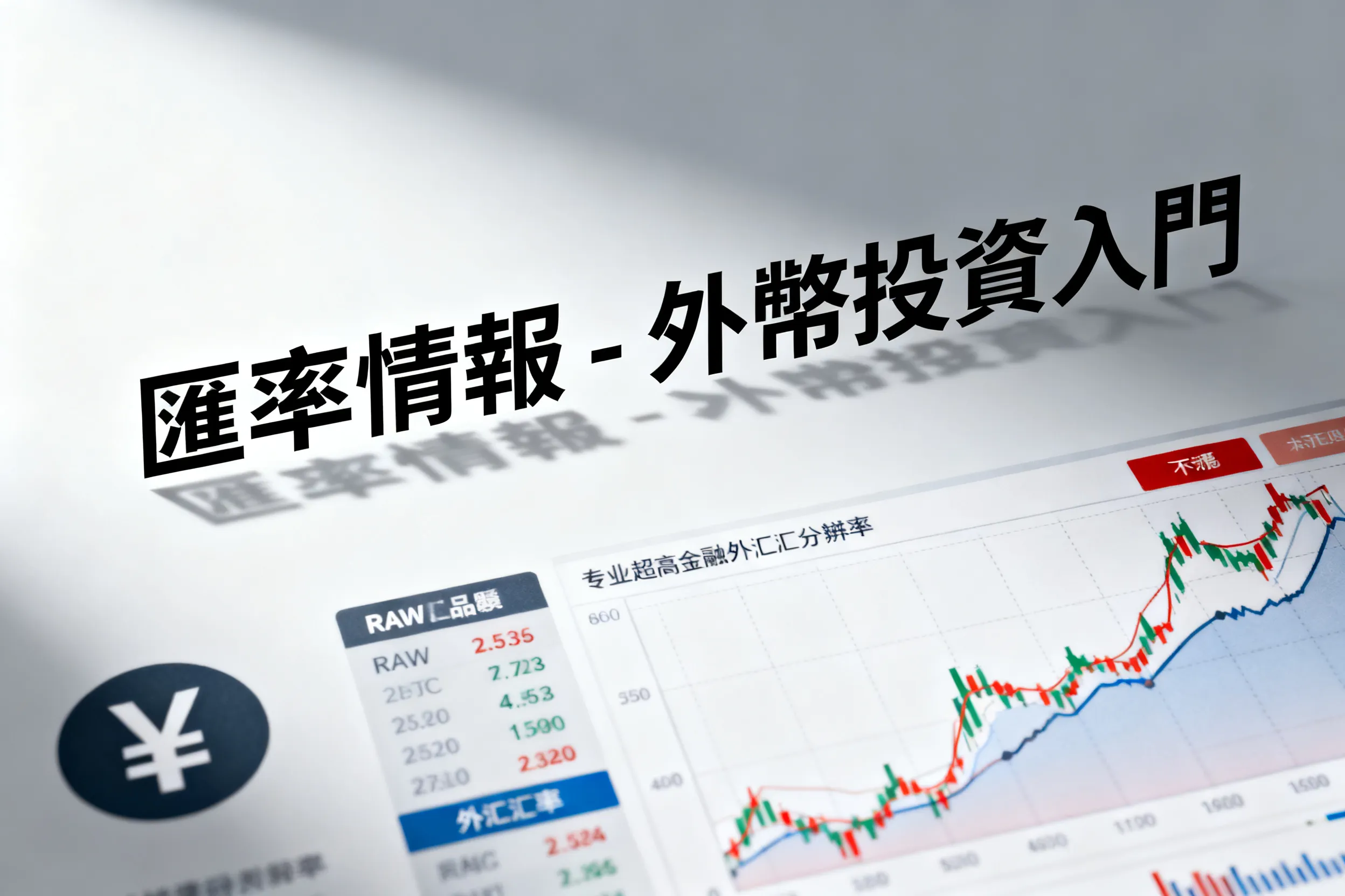 匯率情報 - 外幣投資入門 - 專業攝影風格