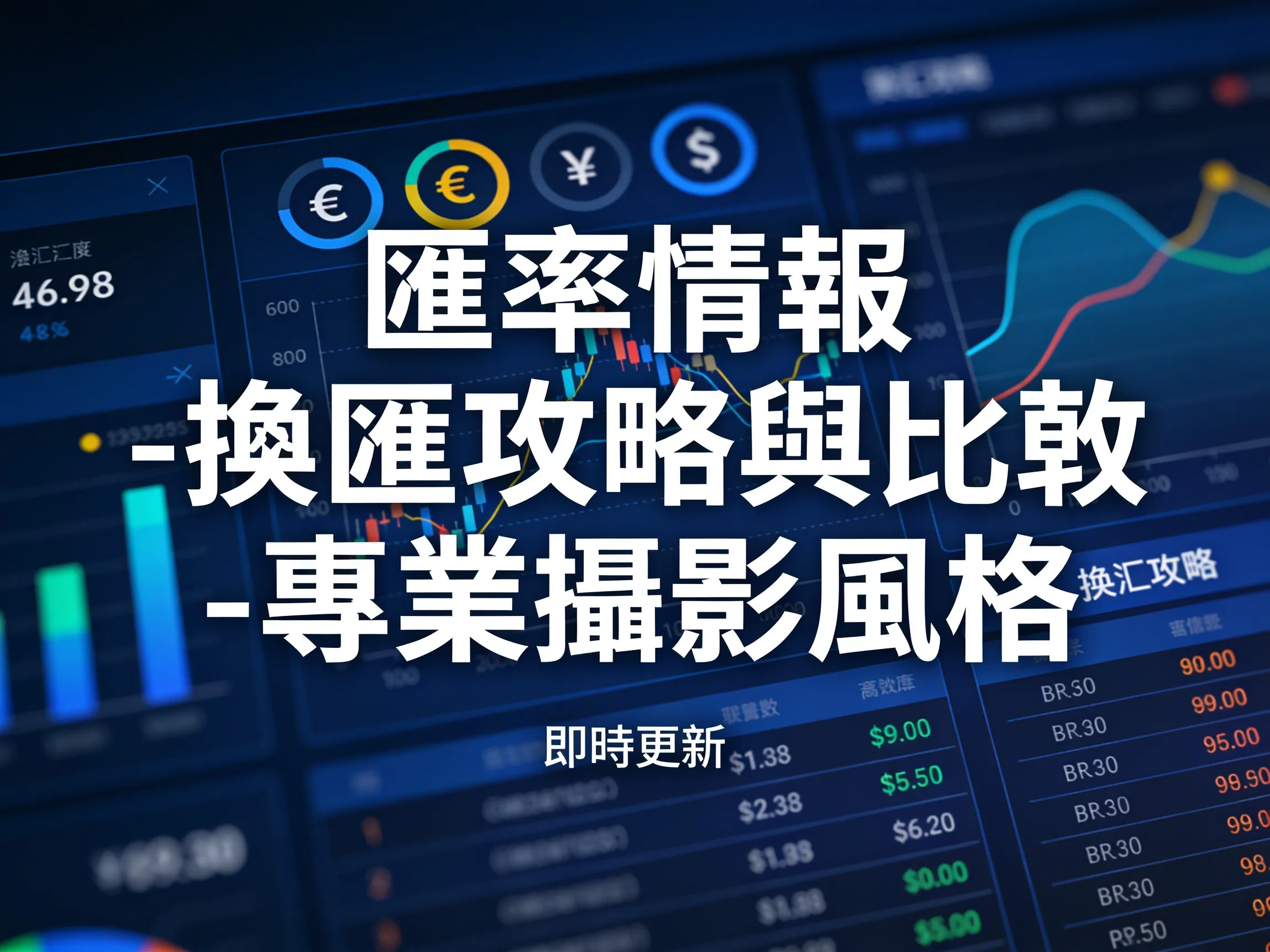 匯率情報 - 換匯攻略與比較 - 專業攝影風格