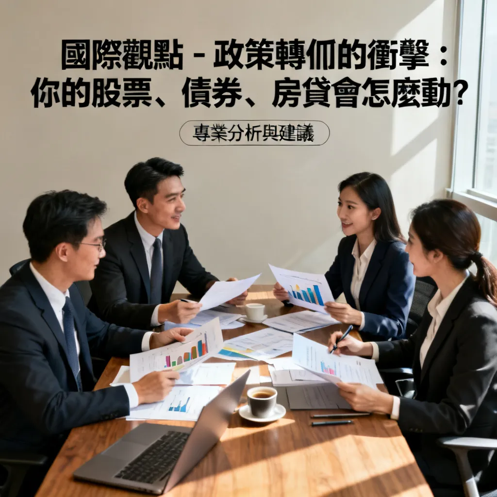 國際觀點 - 政策轉彎的衝擊：你的股票、債券、房貸會怎麼動？ - 專業攝影風格