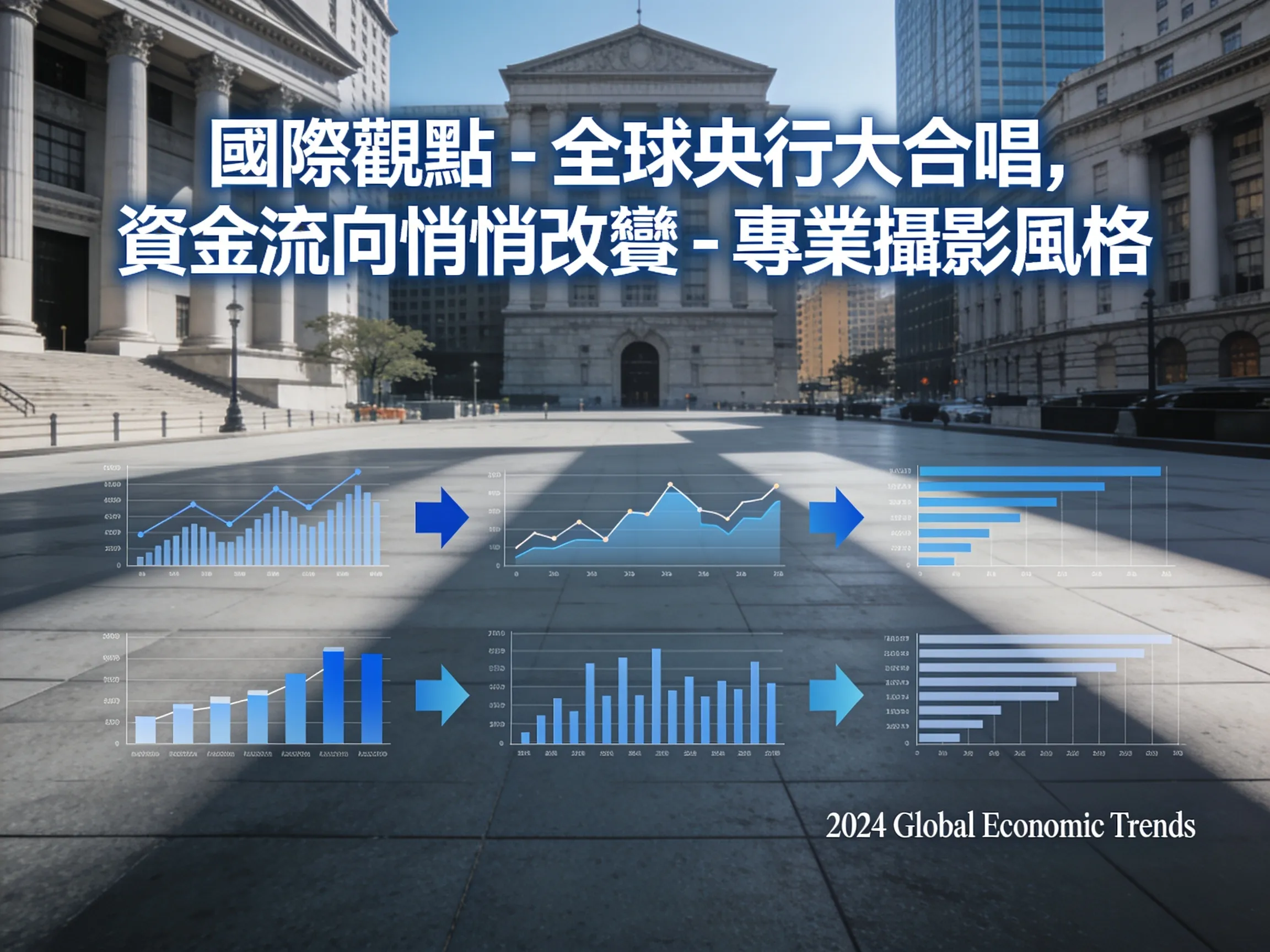 國際觀點 - 全球央行大合唱，資金流向悄悄改變 - 專業攝影風格