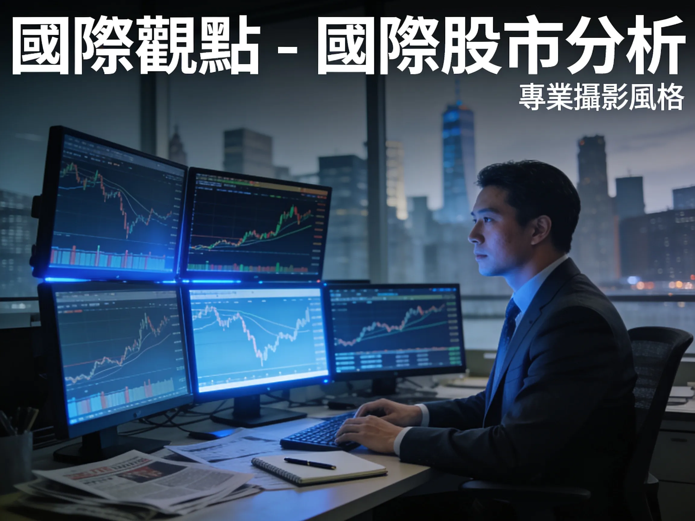 國際觀點 - 國際股市分析 - 專業攝影風格