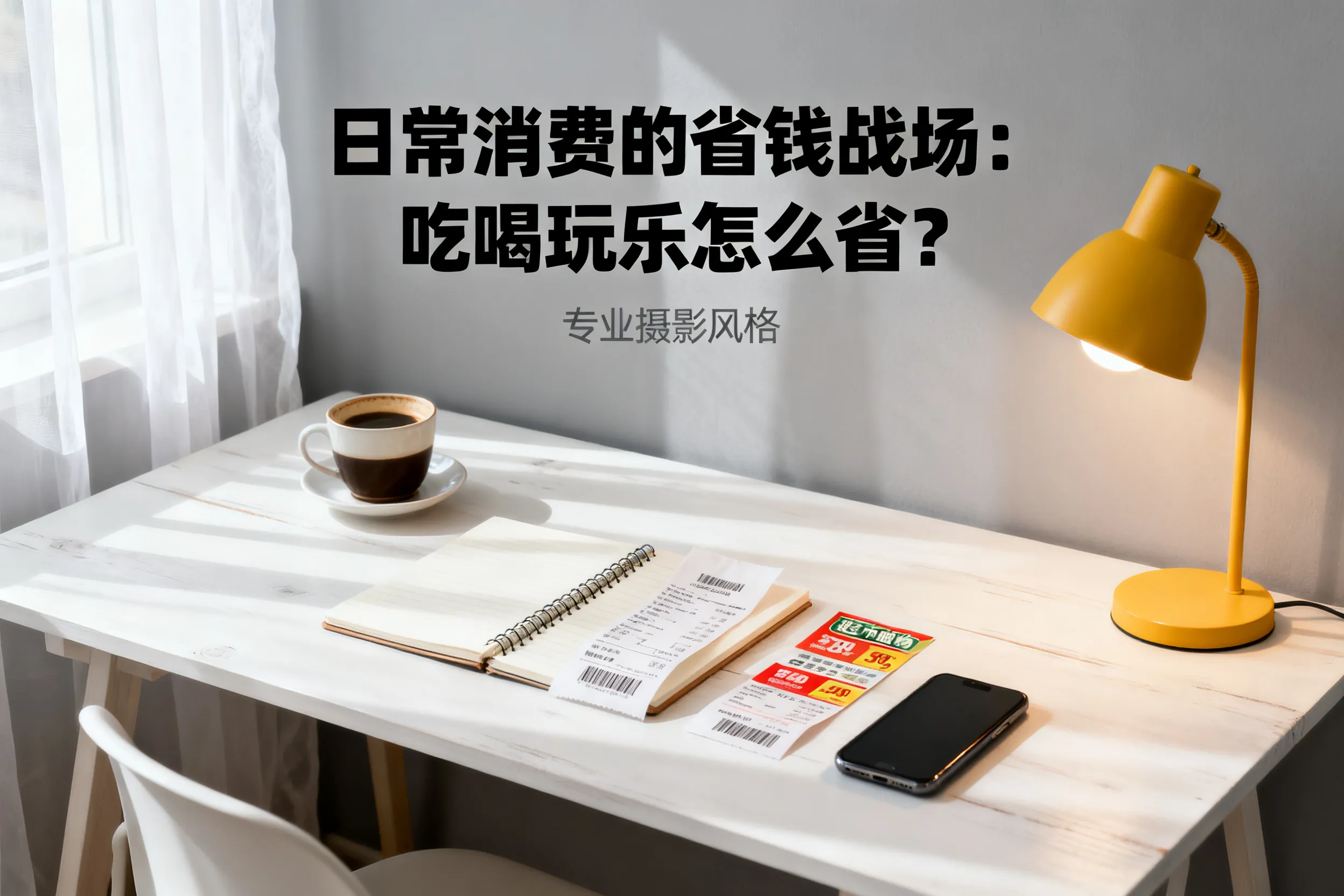 文章 - 日常消費的省錢戰場：吃喝玩樂怎麼省？ - 專業攝影風格