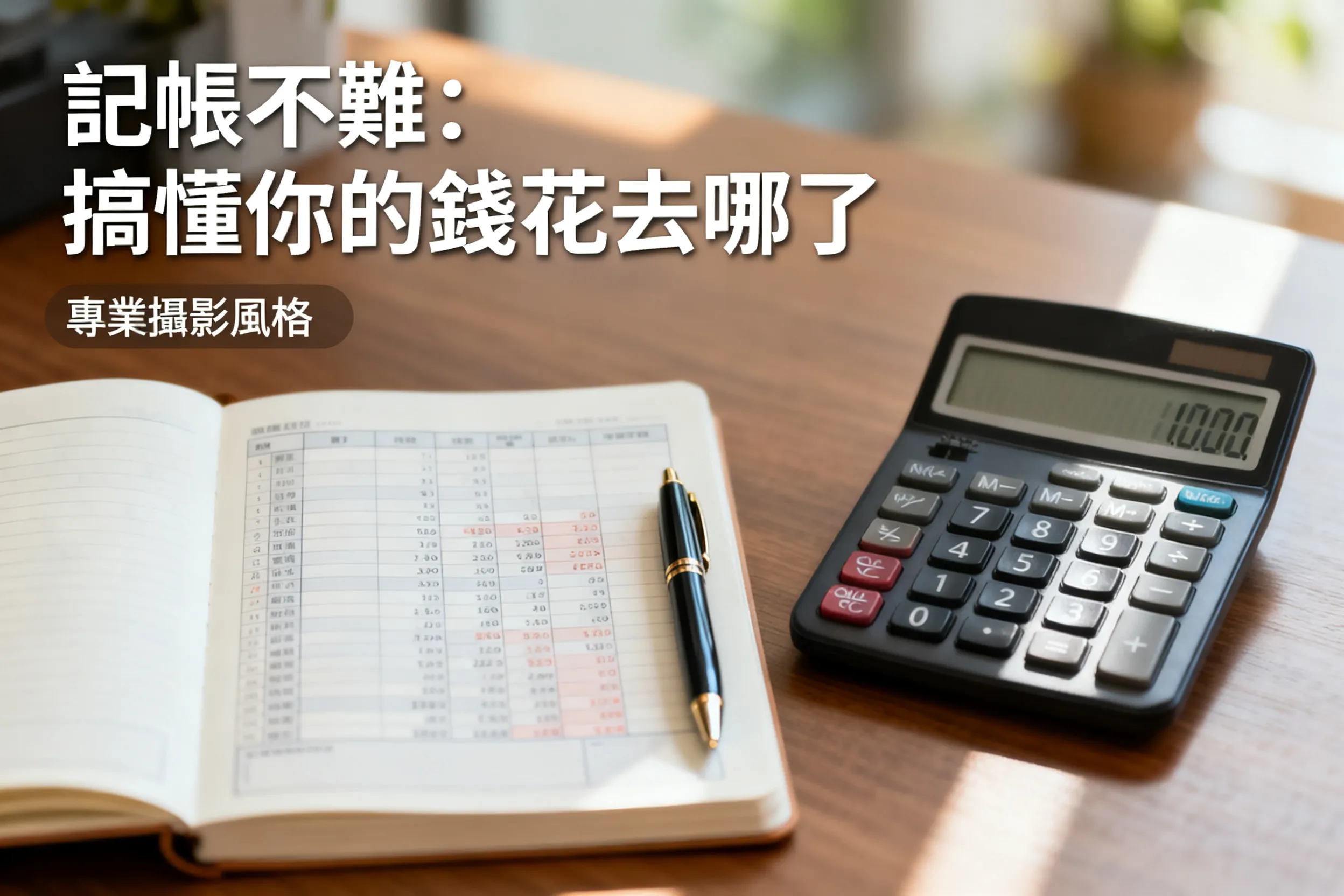 文章 - 記帳不難:搞懂你的錢花去哪了 - 專業攝影風格