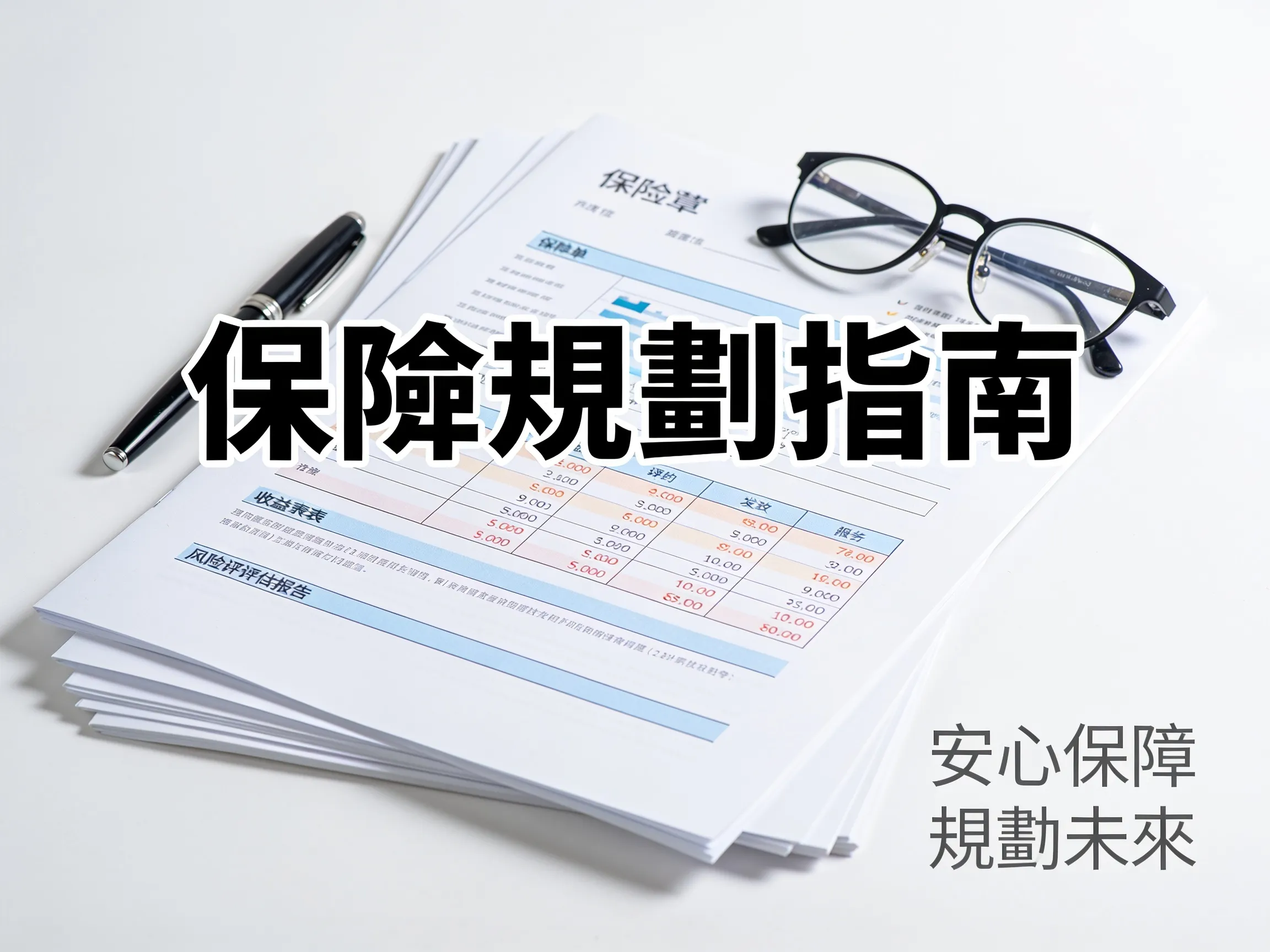 文章 - 保險規劃 - 專業攝影風格