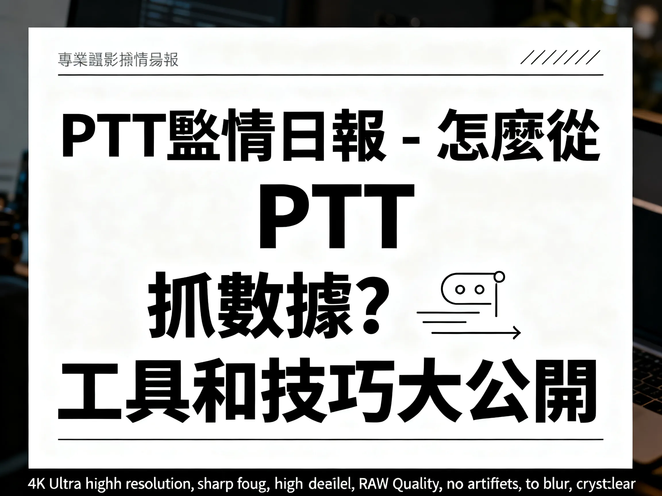 PTT輿情日報 - 怎麼從 PTT 抓數據？工具和技巧大公開 - 專業攝影風格